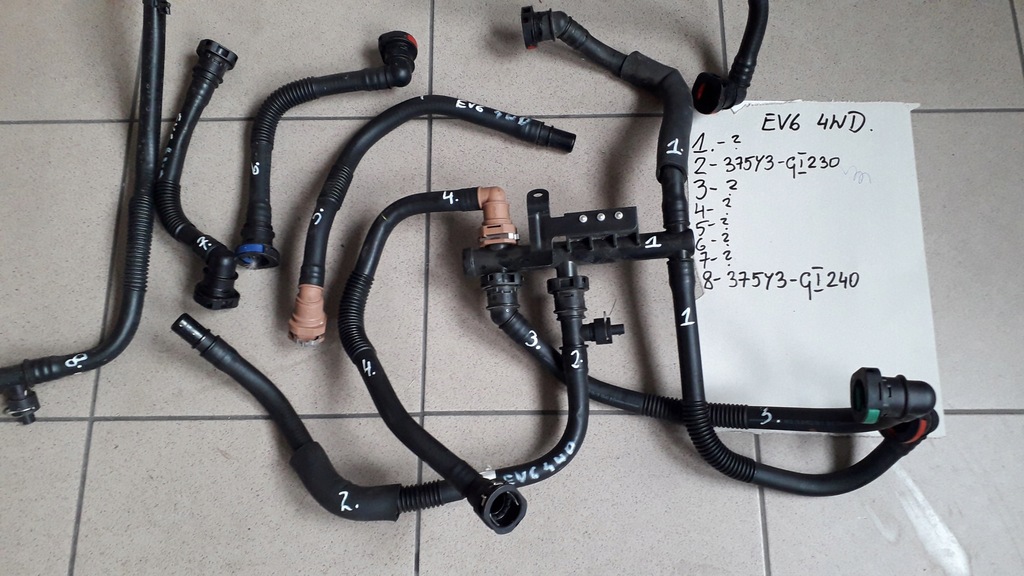 фото №5, Hyundai ioniq5 kia ev6 waz шланг трубка труба радиатор