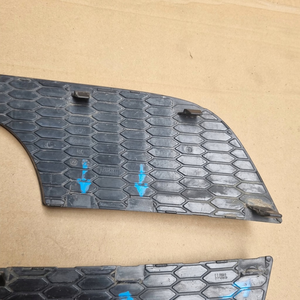 фото №6, Решётка решётка радиатора накладки бампера диффузор задняя audi a3 8v3807834b 8v3807820b