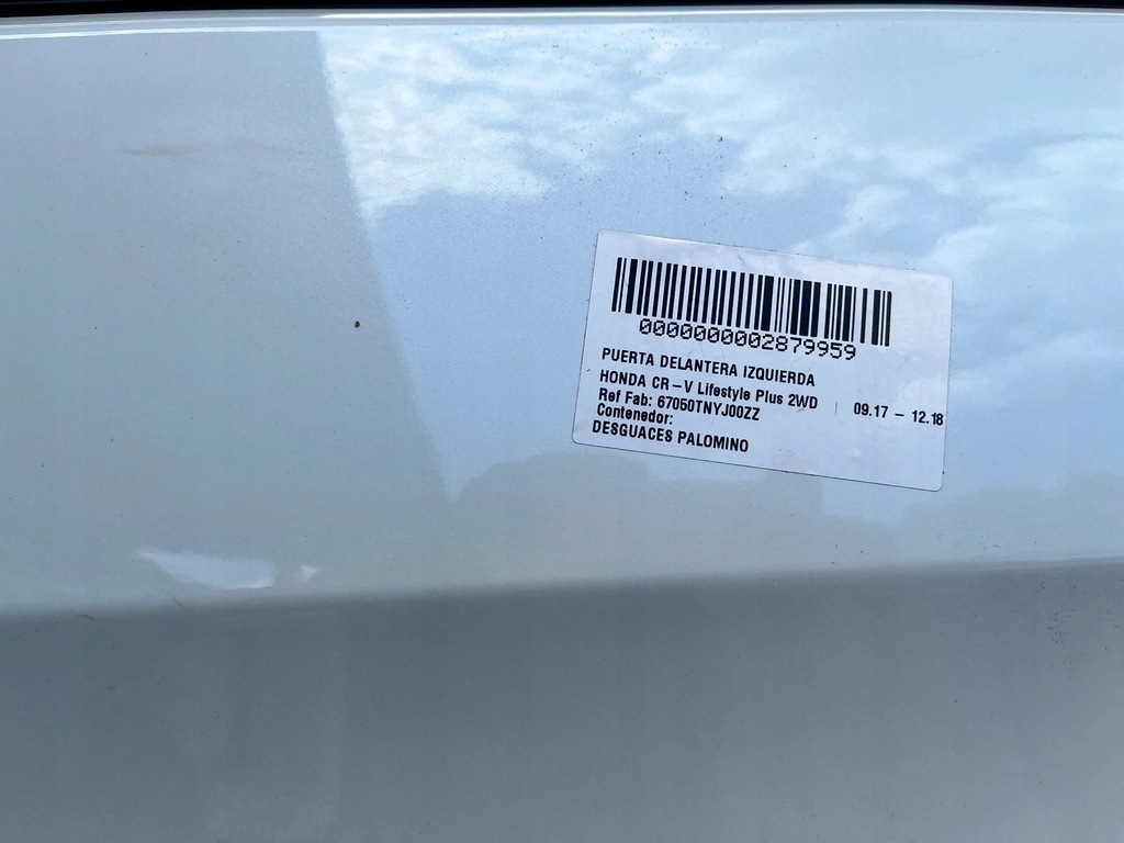 фото №7, Двері лівий перед передні повний honda crv cr-v iv 4 nh788p