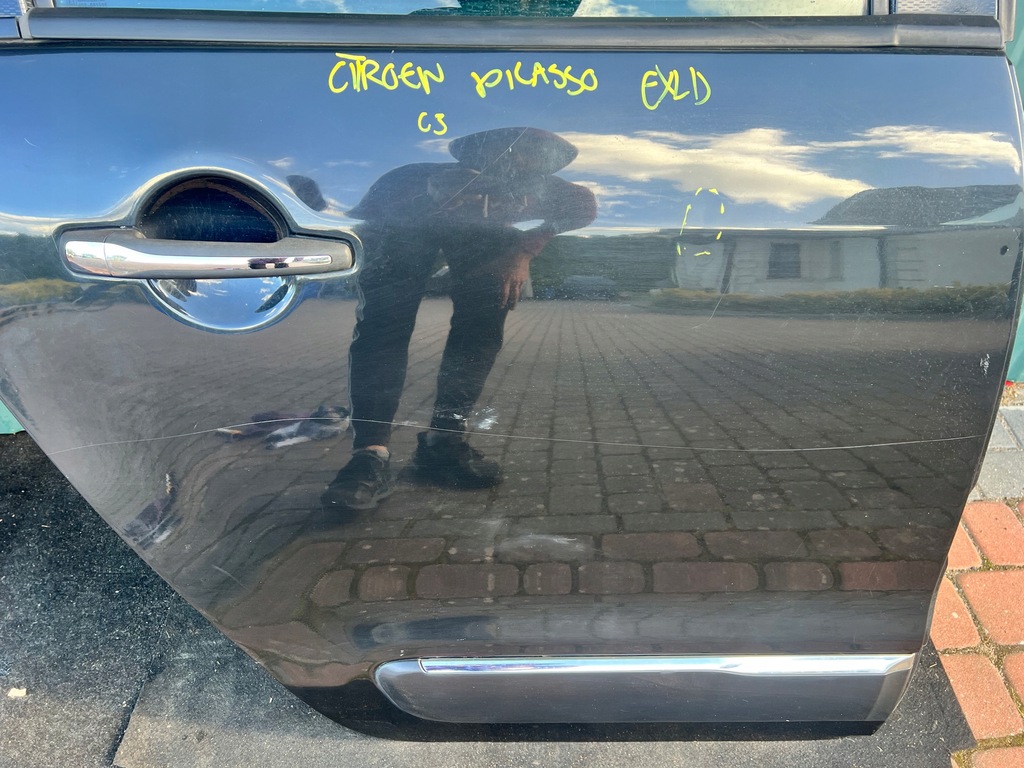 фото №7, Дверь задние правое правый задняя citroen c3 picasso exclusive шторка exld