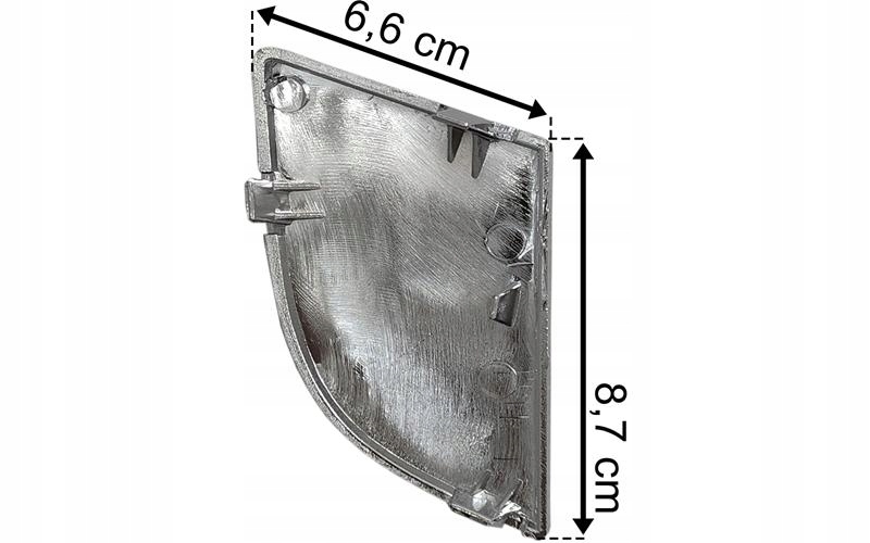 фото №3, Scania s r заглушка бампера przy halogenie левая хром 2256142