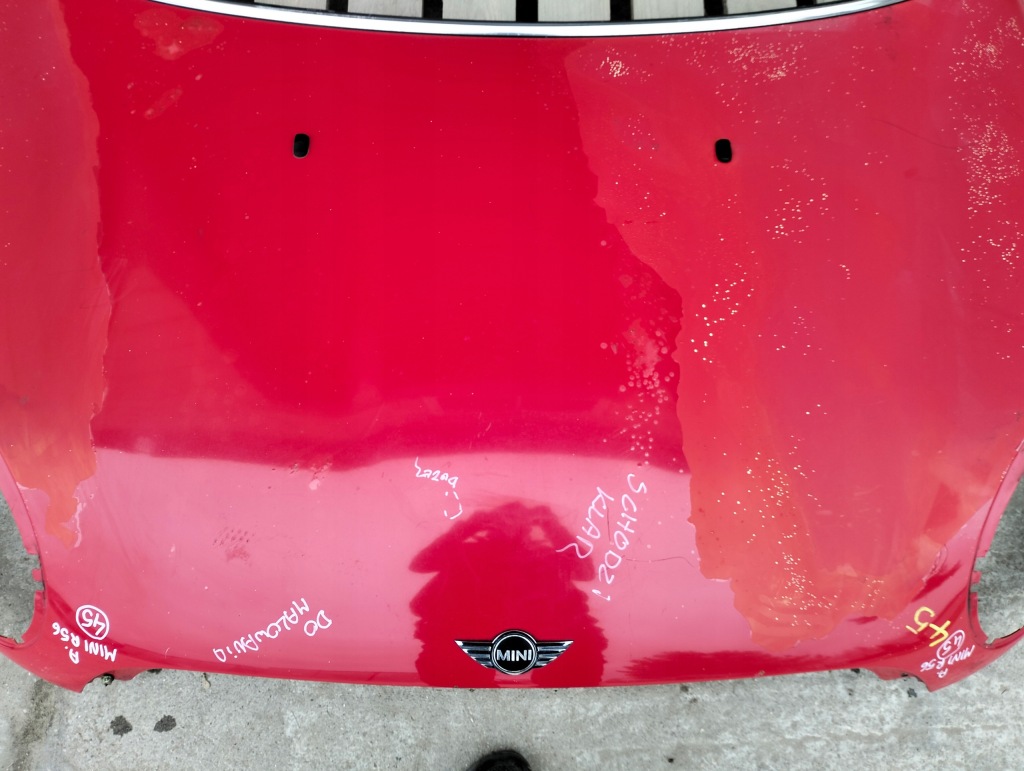 Капот mini cooper r56 2006-2010 оригинал 851/3 chili red бензин Недорого
