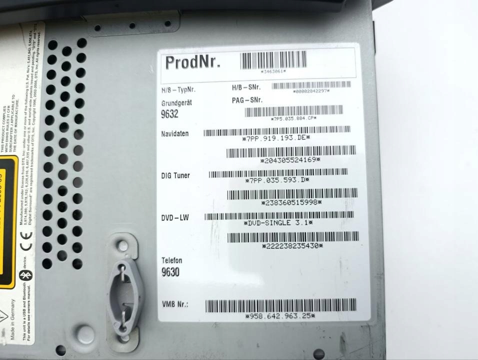 Блок управления навигации porsche cayenne 2016 7pp919193de Киев