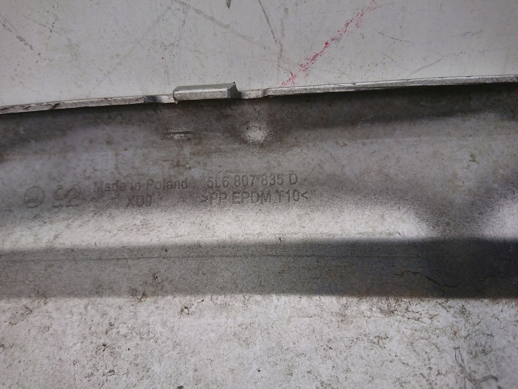 фото №11, Skoda yeti lift 5l6 5l 12- бампер задний задняя спойлер диффузор