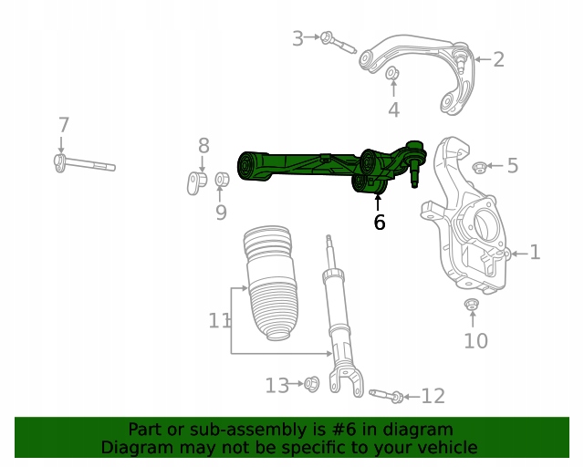 фото №1, Рычаг передний нижний правый dodge ram
