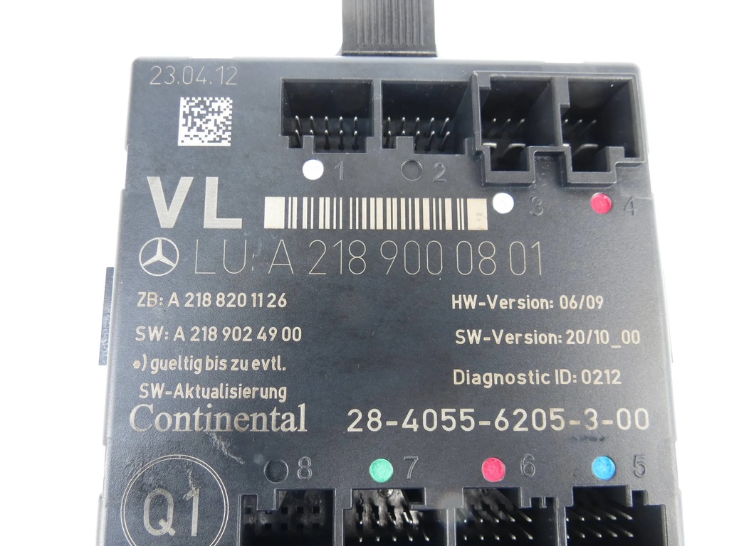 фото №8, Модуль блок керування двері a2189000801 mercedes cls w218