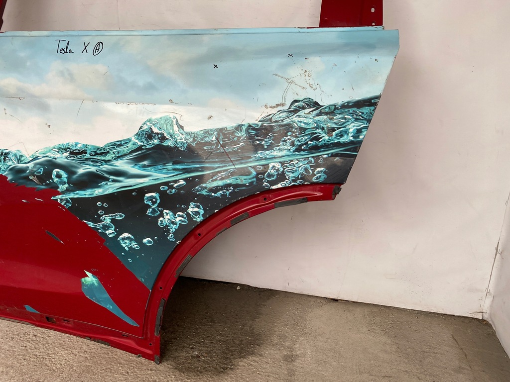 фото №10, Tesla x двері ліва задні poznań giełda