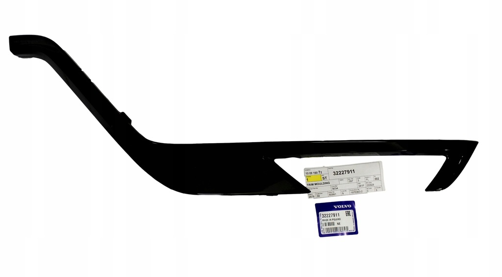 фото №1, Volvo xc60 ii левая молдинг бампера перед r-design оригинальный номер