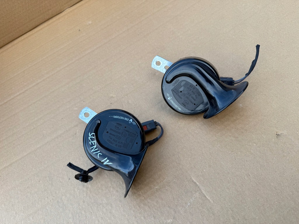 фото №1, Сигнал, клаксон правий, лівий 2 штуки комплект renault scenic iv