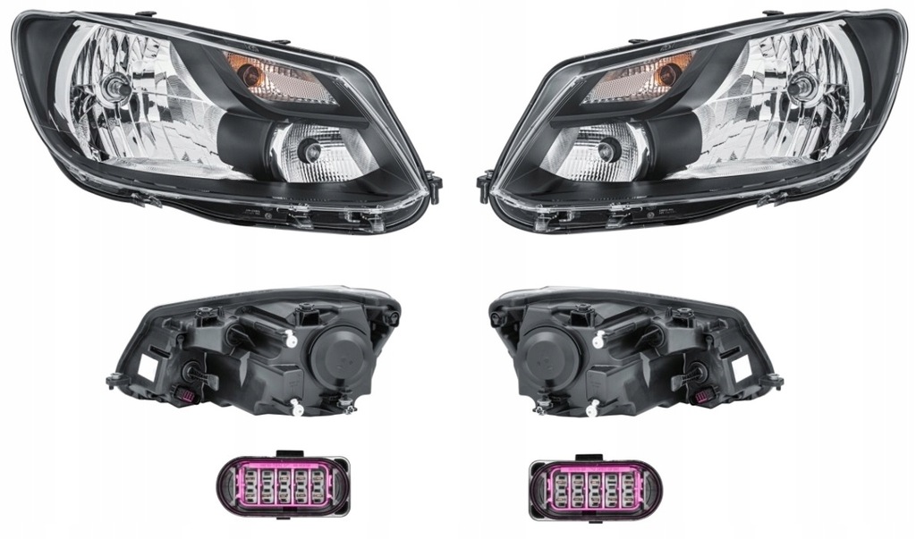 фото №1, Фара лампа vw caddy 3 13- hella l+p