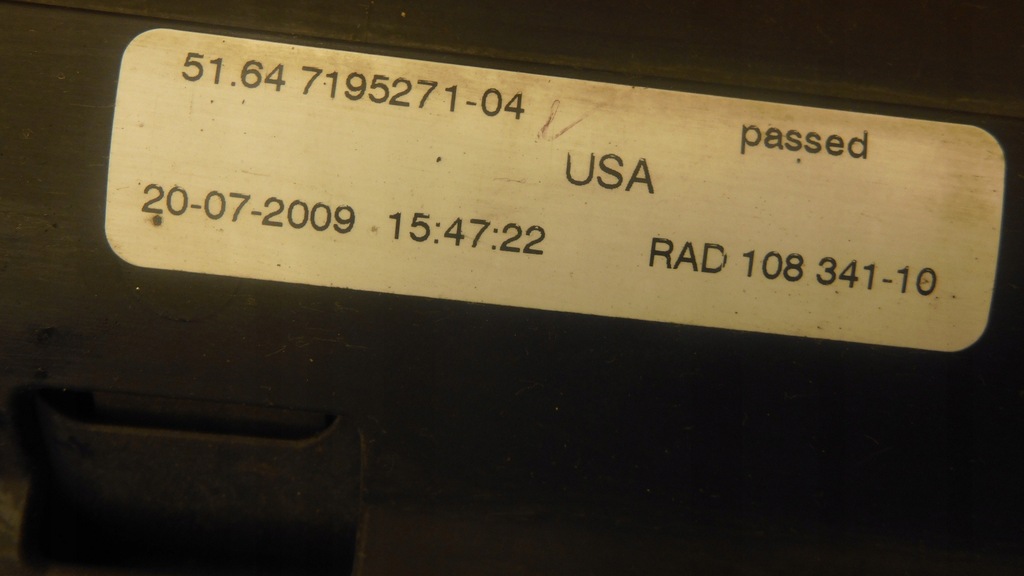 фото №9, Bmw x5 e70 воздуховод воздуха впуск жалюзи