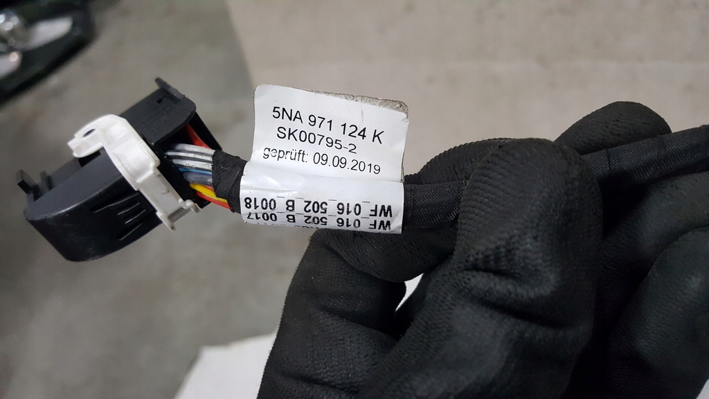 фото №10, Жгут электропроводка фаркоп vw tiguan 5na971124k демонтаж