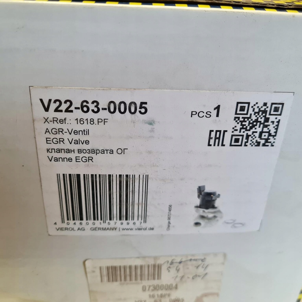 фото №8, Citroen nemo peugeot bipper 1.4 hdi клапан egr vemo v22-63-0005