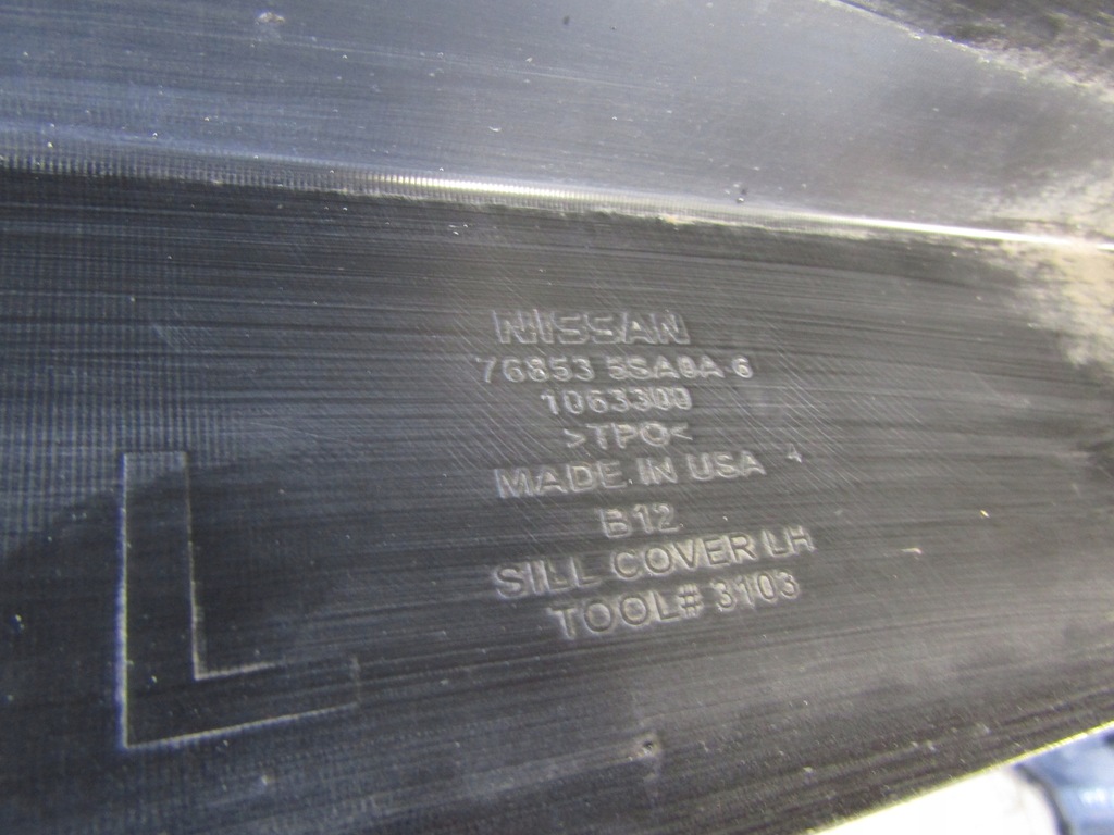 фото №8, Молдинг порог левая nissan leaf ii ze1 17-