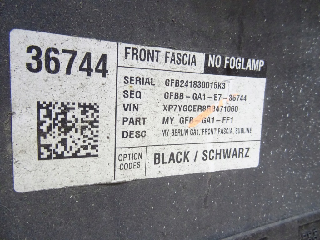 Tesla model y бампер передній 1493736-s3-a llu Доставка