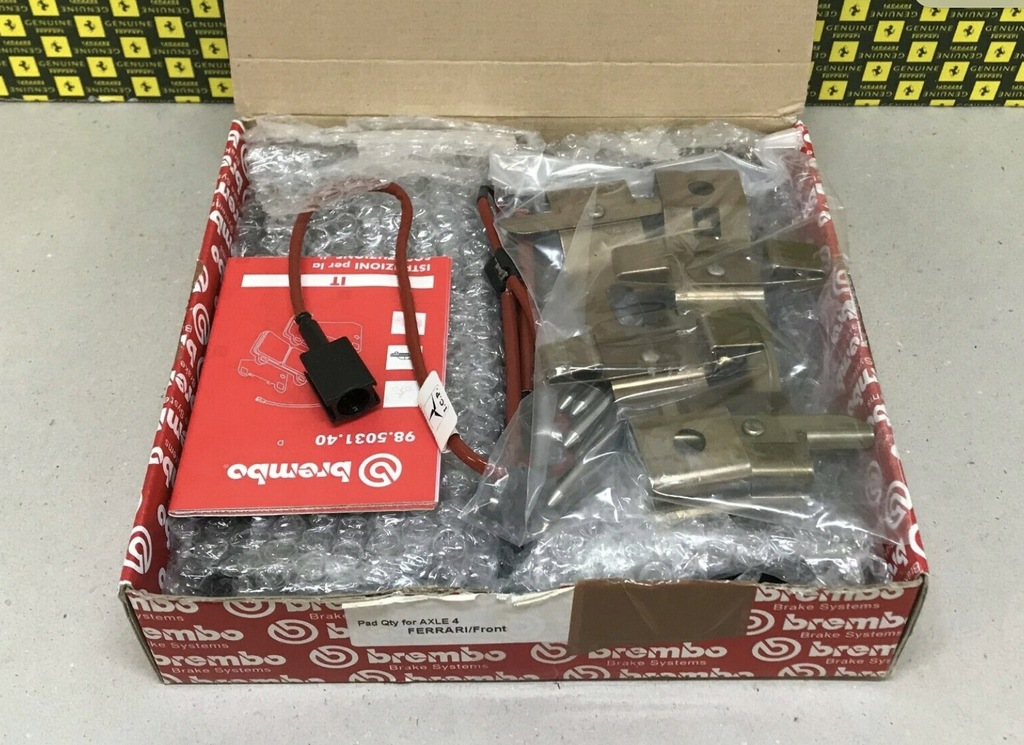 фото №1, Гальмівні колодки гальмівні перед ferrari california 2012-14