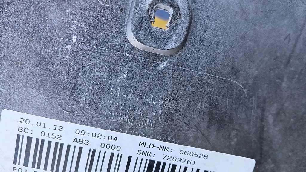 фото №6, Bmw 7 f01 накладка молдинг крышки багажника 7186530