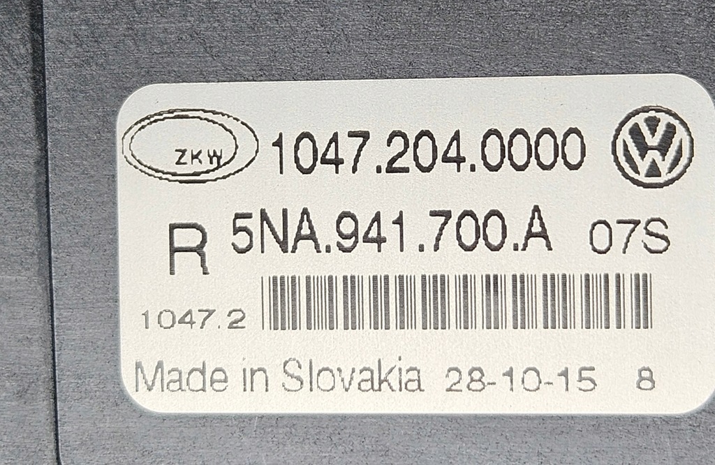 фото №6, Vw tiguan ii 5na протитуманна фара лівий + правий новий orginał vw