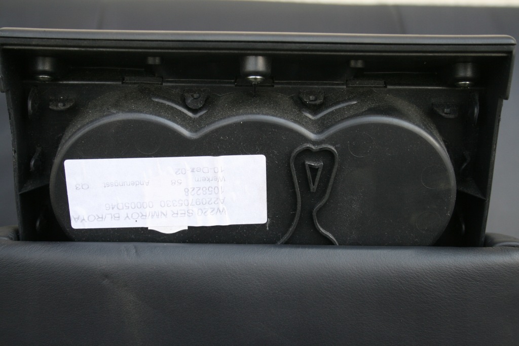 фото №11, Mercedes w220 lift спинка сидіння задня royalblau