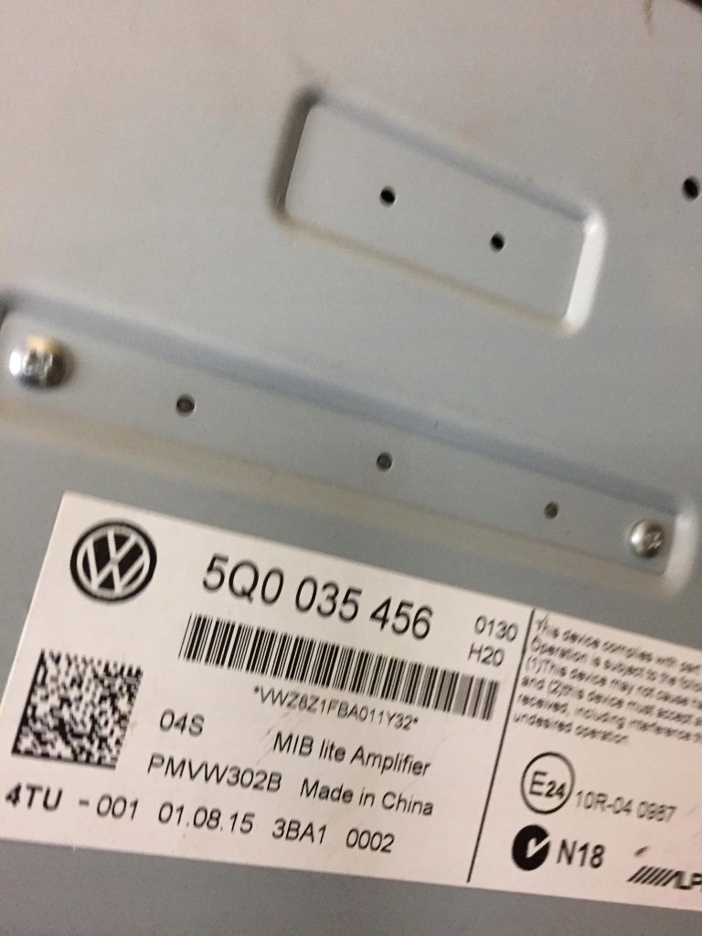 фото №8, Vw golf 7 sportsvan аудиосистема dynaudio комплект