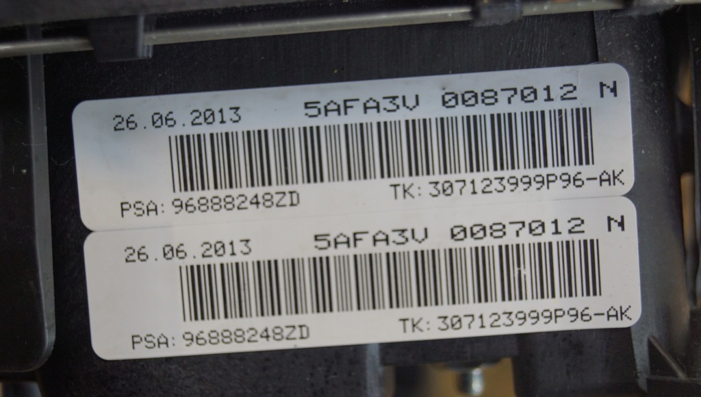 фото №13, Подушка подушка безопасности водителя citroen ds4 96888248zd