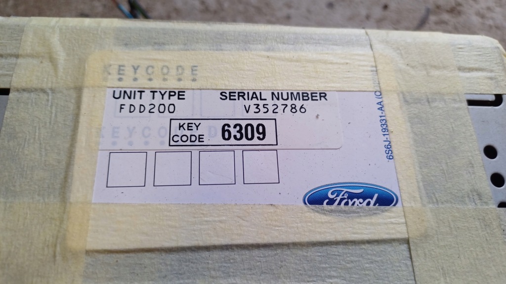 фото №3, Ford focus mk2 радіо з код 8m5t-18c815-ab