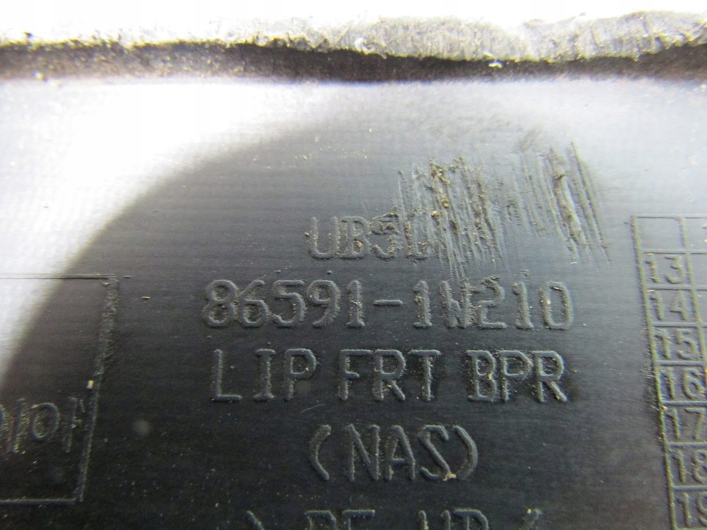 фото №11, Rio iii 14r накладка-спойлер накладка бампера перед передний 86591-1w210