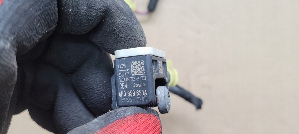 фото №5, A6 c7 4g датчик ударний колодка 4h0959651a a7 4g s7