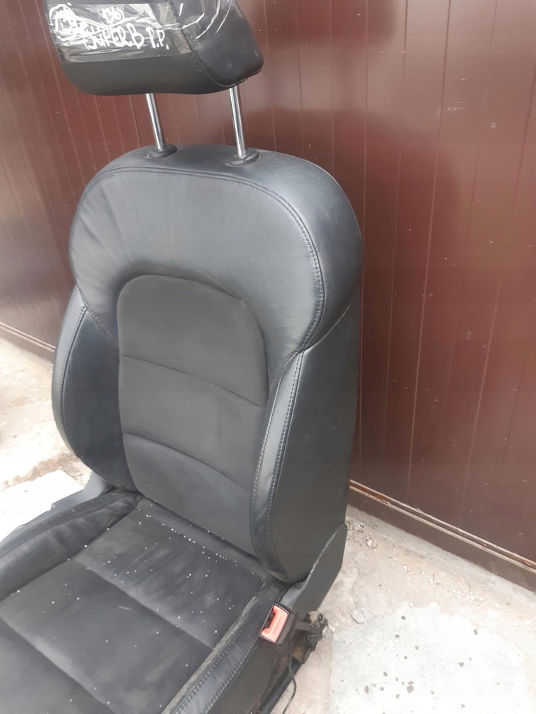 фото №15, Сиденье правый перед skoda superb ii lift кожа подушка безопасности