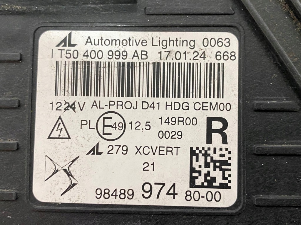 фото №9, Лампа правая передняя citroen ds4 crossback matrix правый перед 9848997480
