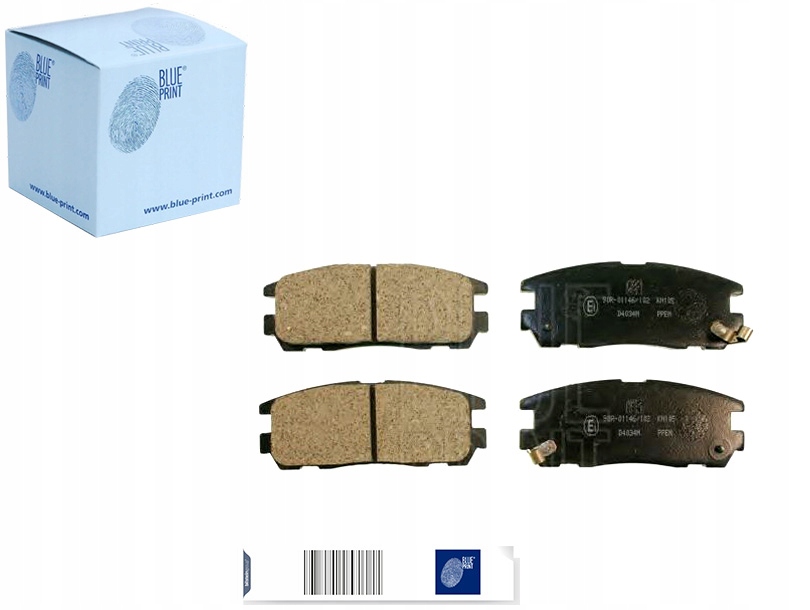 фото №1, Blue print adz94216 набор тормозных колодок тормозных, тормоза дисковые