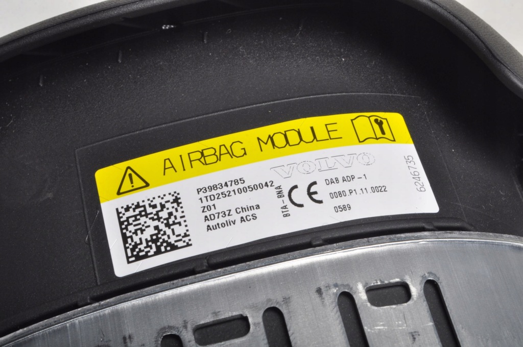 фото №6, Volvo xc60 ii xc90 v90 s90 v60 подушка воздушная водителя подушка безопасности 39834785