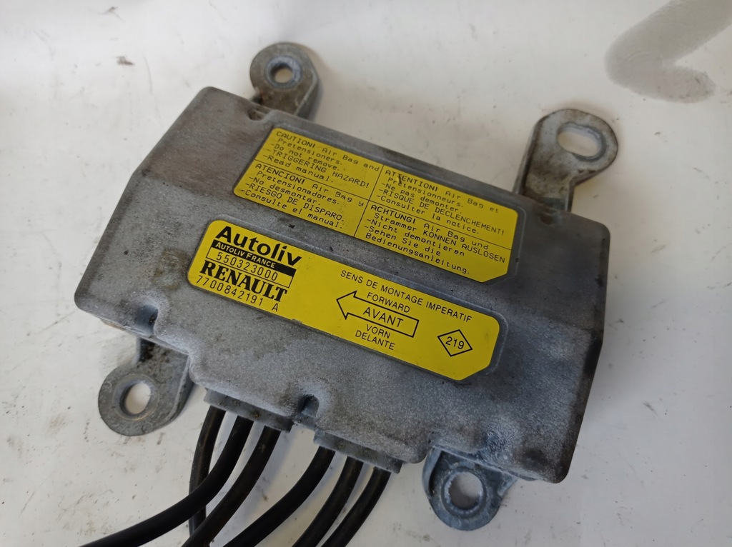 фото №7, Модуль датчик подушка безопасности renault laguna i 7700842191a