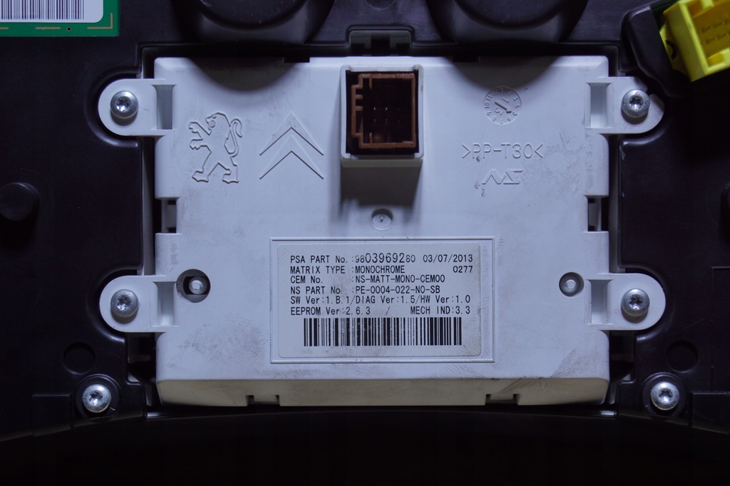 фото №8, Счетчик приборы peugeot rcz lift 9805953080 9803969280