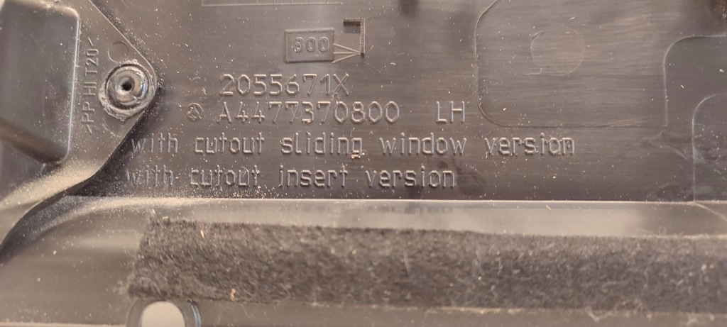 фото №12, Mercedes vito w447 обшивка дверь раздвижных левый a4477370800