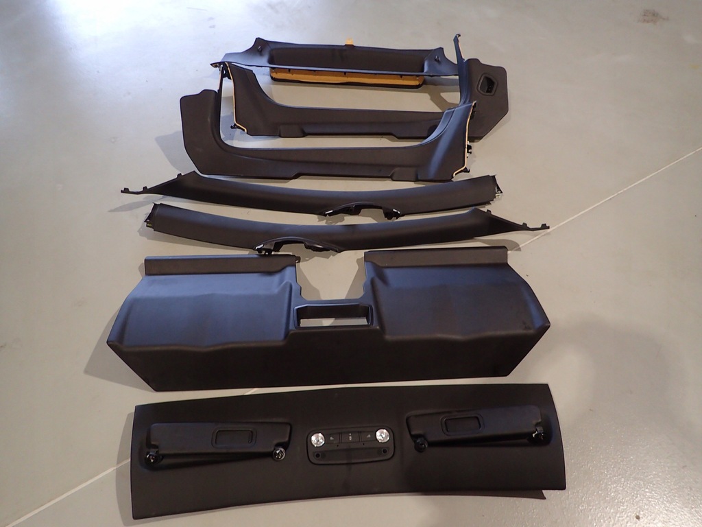 фото №1, Lamborghini huracan обивка стойки spływy потолок пороги кожа салон