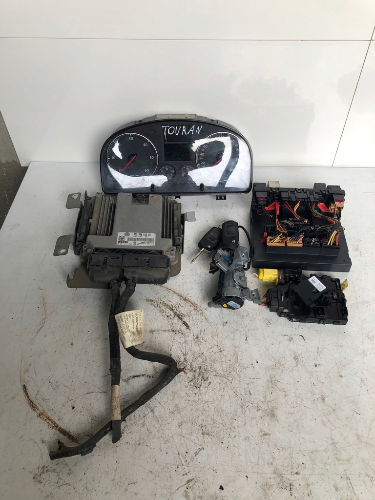 фото №1, Блок керування набір стартовий volkswagen touran 03g906016cd