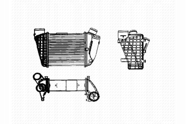 Інтеркулер vw a4 2,5tdi 00- праві Київ