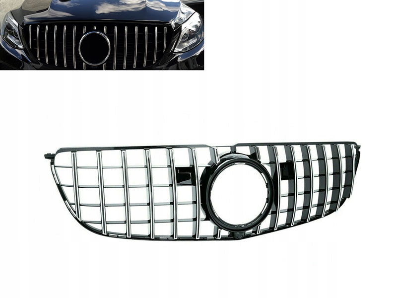 фото №1, Решітка радіатора mercedes gls x166 panamericana решітка радіатора