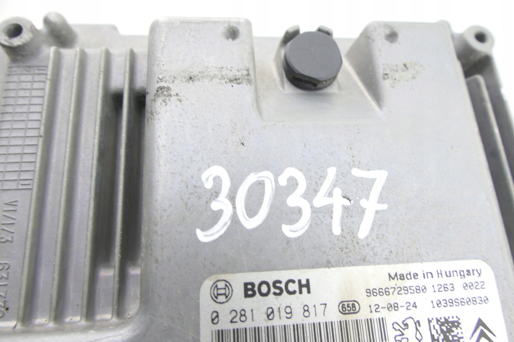 фото №9, Бортовой компьютер блок управления двигателя peugeot 308 1.6 hdi 9805947380