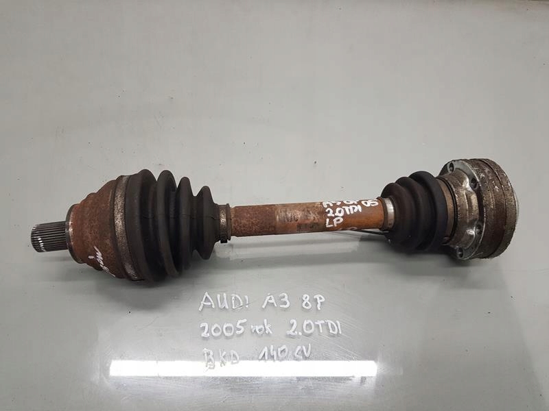 фото №1, Приводной вал левая audi a3 8p 2.0 tdi