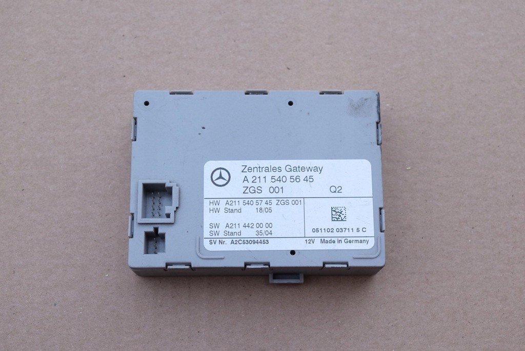 фото №1, Mercedes w211 3.0 v6 блок керування модуль шлюз