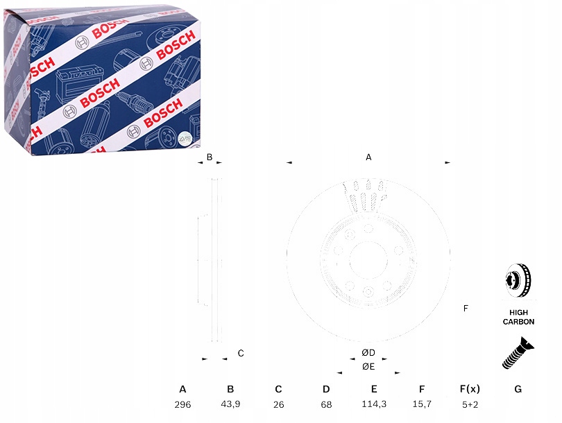 фото №1, Тормозные диски тормозные 2szt. перед renault grand scenic iii laguna laguna