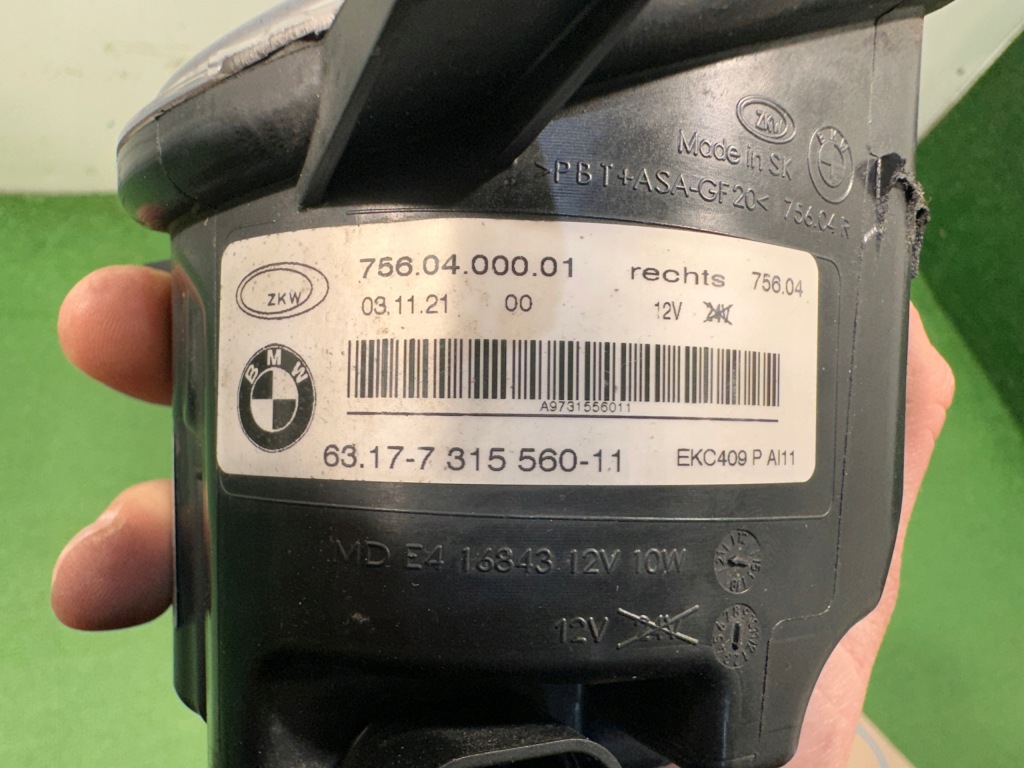 фото №11, Bmw 1 f20 3 f30 4 f32 f34 f36 протитуманна фара правий led 7315560