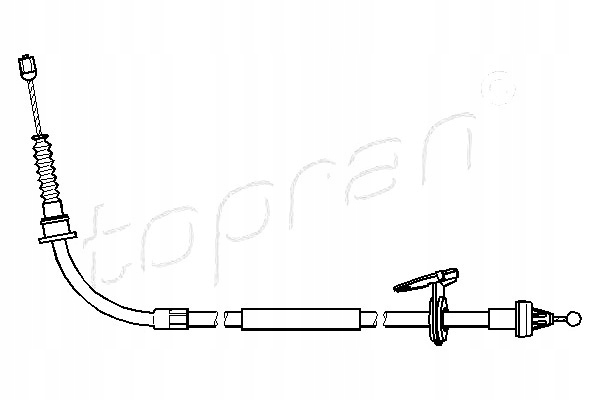 фото №1, Topran трос гальма ручного mini r50 r53 r52