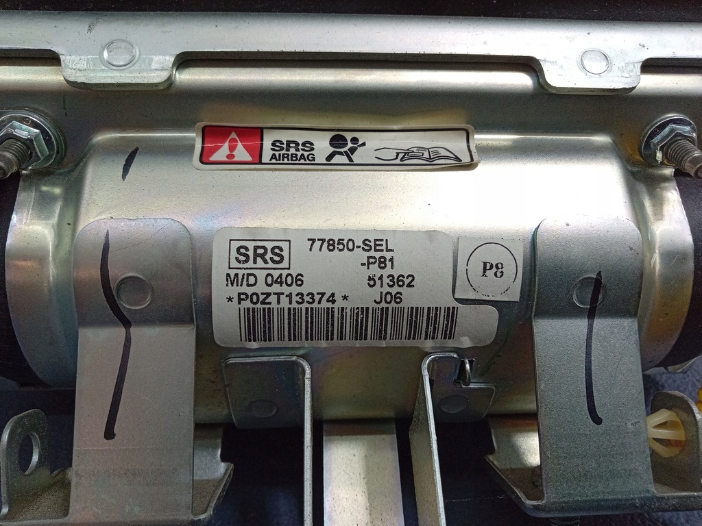 фото №5, Honda city iv 05- подушки безопасности ремни датчик комплект eu