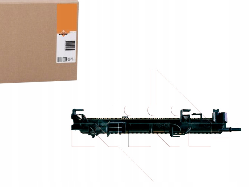 Купить Nrf 58319 радиатор, система охлаждение двигателя