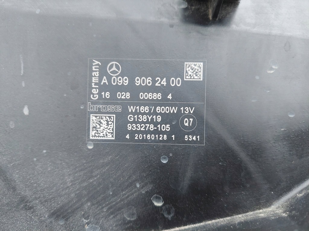 фото №7, Mercedes gl gle x166 вентилятор радиатор 600w