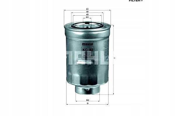 фото №1, Knecht фильтр топлива mazda 3 2.0 mzr-cd bk