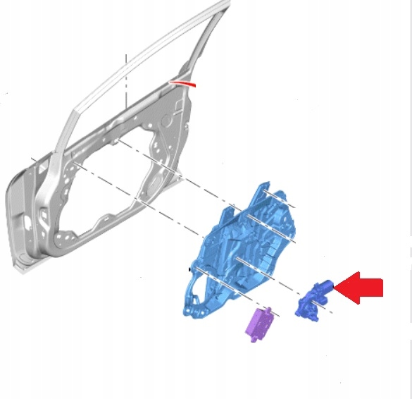 фото №5, Двигун регулювання скло двері передніх правих ford fiesta puma оригінальний номер 2087290
